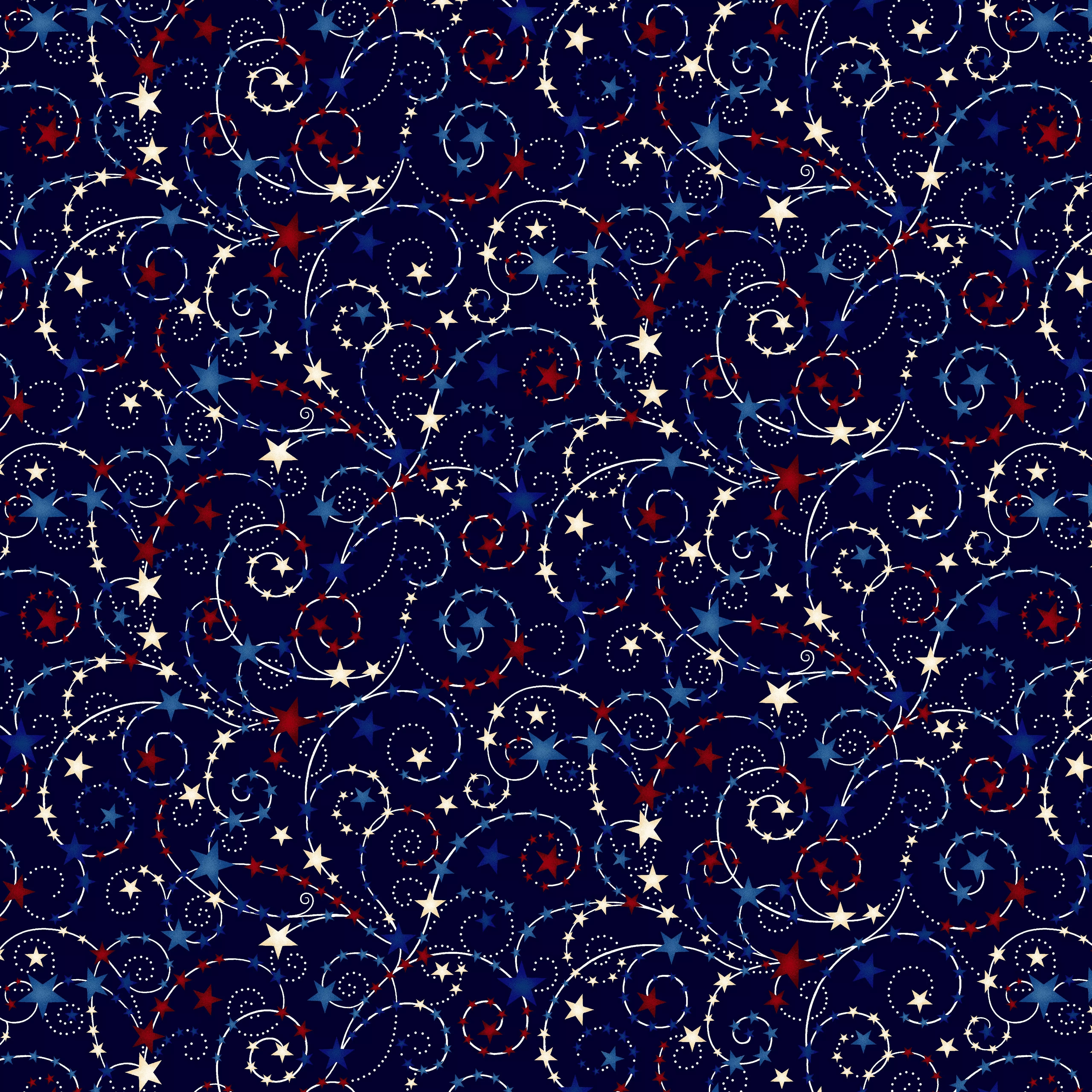 3000W-77 Navy || Star Spangled 108