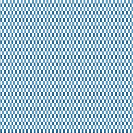 Blue Blooms and Threads Checks White