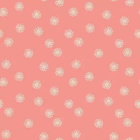 Butterfly Blossom Floral Coral