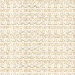 Football Novelteenies FOOTBALL WORDS CREAM